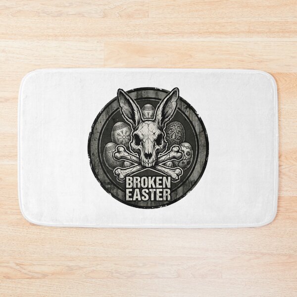 Item preview, Broken Easter Rabbit Skull Shirt – Grunge Bunny Skull Crossbones Graphic Tee designed and sold by relso.