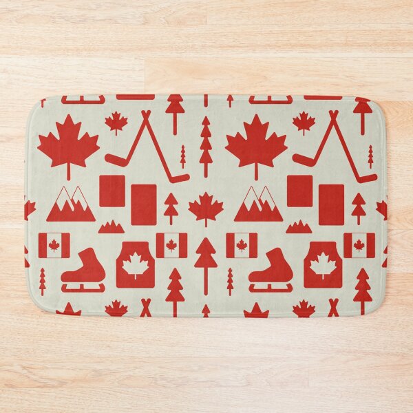 Item preview, Canadian Icons Seamless Pattern designed and sold by Midnight Veil Designs.