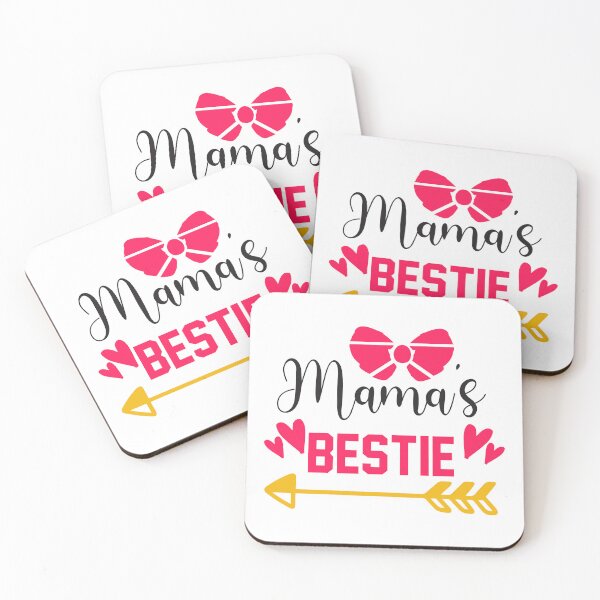 Item preview, Mama's Bestie - Cute Baby Girl Funny Motherhood Newborn Gift designed and sold by FuzionRaptor.