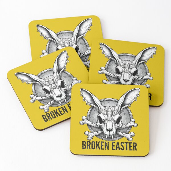 Item preview, Grunge Bunny Skull Shirt – Broken Easter Dark Aesthetic Graphic Tee designed and sold by relso.