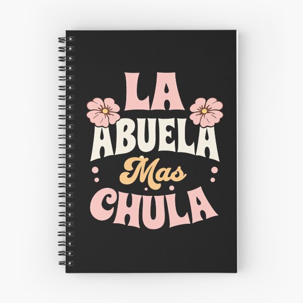 Item preview, La abuela mas chula cute floral grandma quote art designed and sold by margamPagenberg.