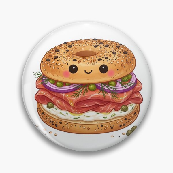 Item preview, Bagel & Lox  designed and sold by Jessica Levaton.
