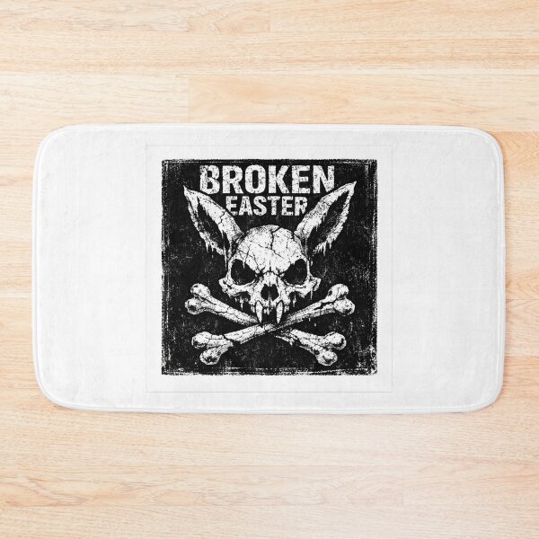 Item preview, Broken Easter Skull Tee – Distressed Bunny Skull Grunge Streetwear Shirt designed and sold by relso.