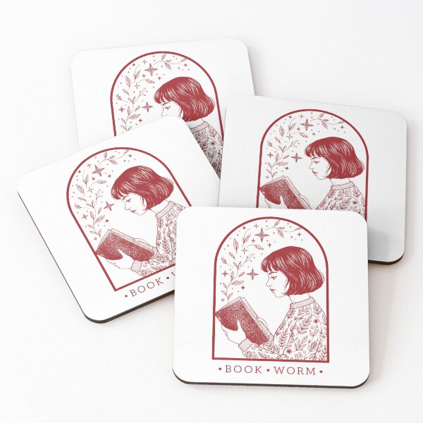 Item preview, Book Worm designed and sold by FolkAndFlora.