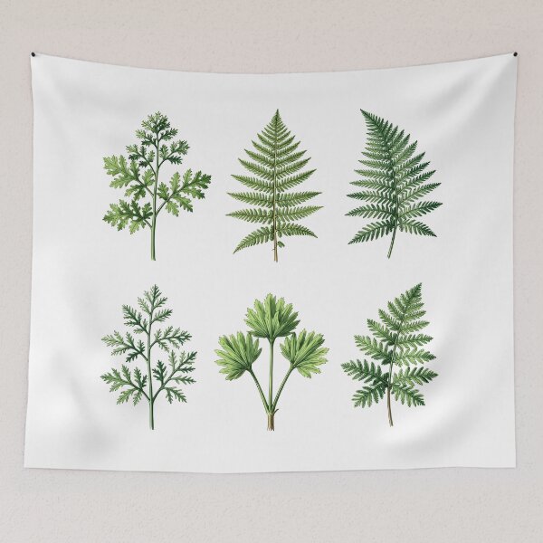 Item preview, Vintage Botanical Ferns and Leaves Illustration: Classic Greenery Study designed and sold by RoseVathRam.