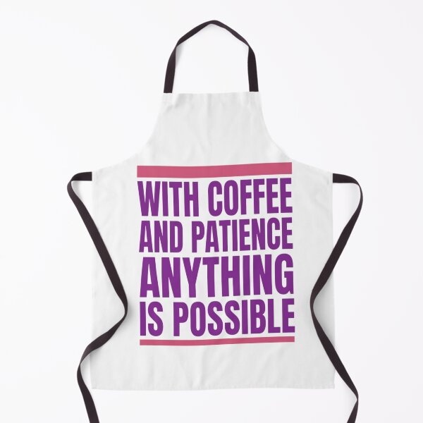 Item preview, Vibrant Purple and Pink Coffee Motivation Design designed and sold by Amberlakhal.