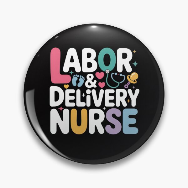 Item preview, Labor Delivery Birthing Nurse Pregnant Medical Field Design designed and sold by MagicSD Designs.
