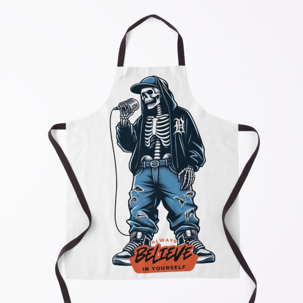 Item preview, Cool Skeleton Rapper Always Believe In Yourself Streetwear designed and sold by lKenima.