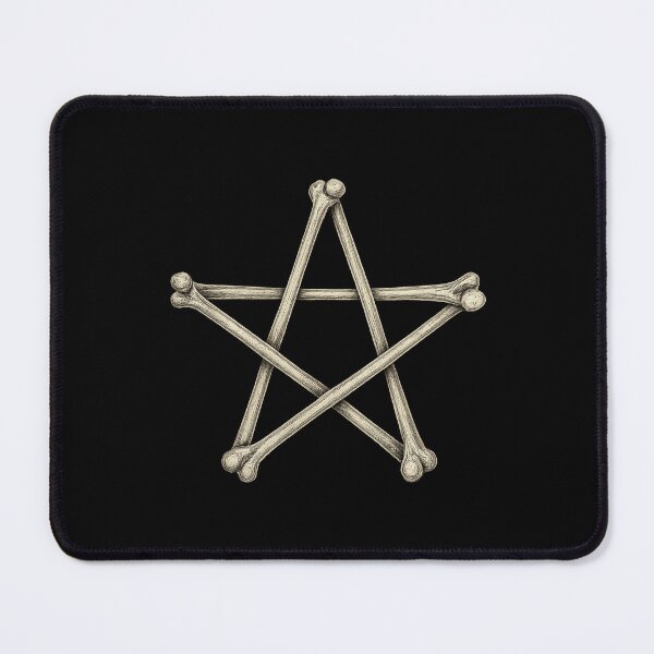 Item preview, Bone Pentagram — Dark Ritual Symbol designed and sold by Dream Machine.