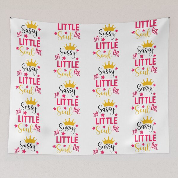 Item preview, Sassy Little Soul - Funny Baby Girl Cute Boho Newborn Gift designed and sold by FuzionRaptor.