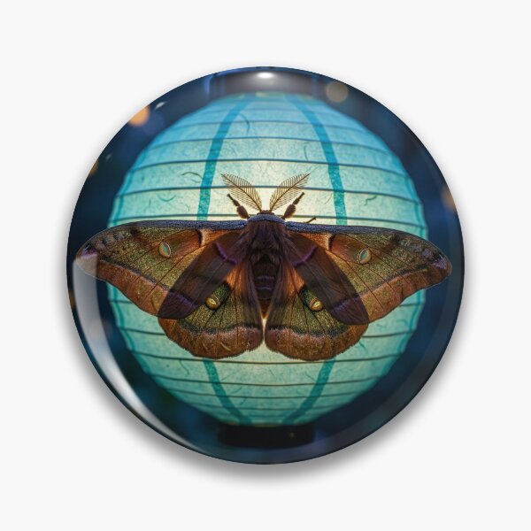 Item preview, Japanese Oak Silk Moth on Paper Lantern designed and sold by Tridentulus.