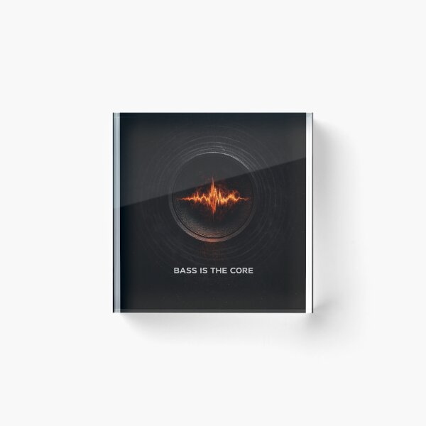 Item preview, BASS IS THE CORE designed and sold by Beats & Barks.