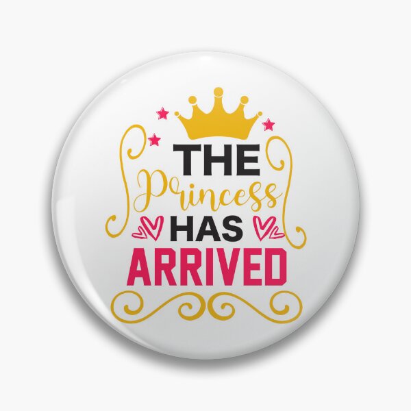 Item preview, The Princess Has Arrived - Cute Baby Girl Newborn Announcement Gift designed and sold by FuzionRaptor.