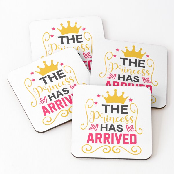 Item preview, The Princess Has Arrived - Cute Baby Girl Newborn Announcement Gift designed and sold by FuzionRaptor.
