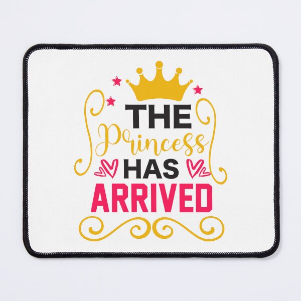 Item preview, The Princess Has Arrived - Cute Baby Girl Newborn Announcement Gift designed and sold by FuzionRaptor.