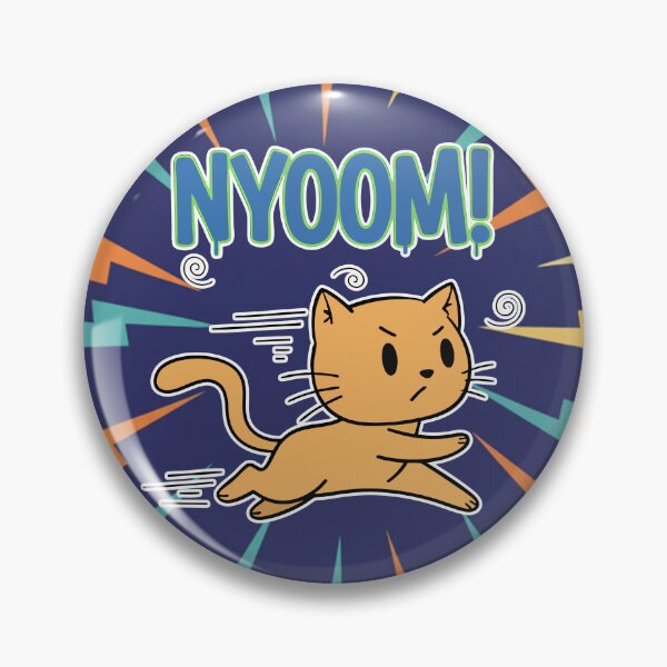 Item preview, Nyoom! Fast Running Orange Cat Cartoon designed and sold by Taridesign.