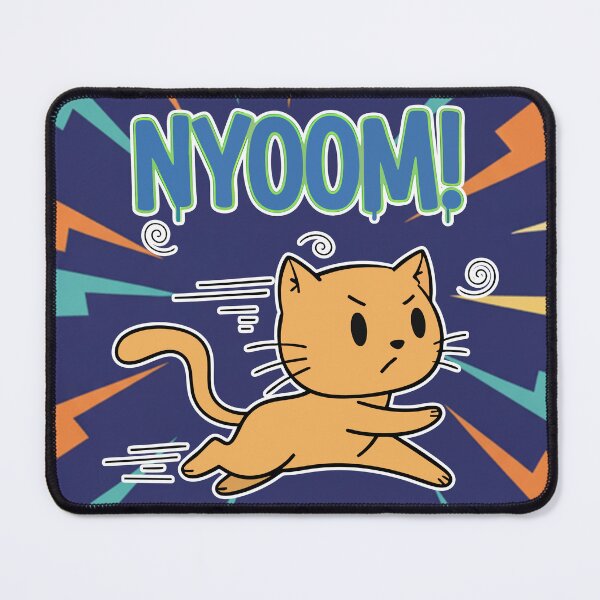 Item preview, Nyoom! Fast Running Orange Cat Cartoon designed and sold by Taridesign.