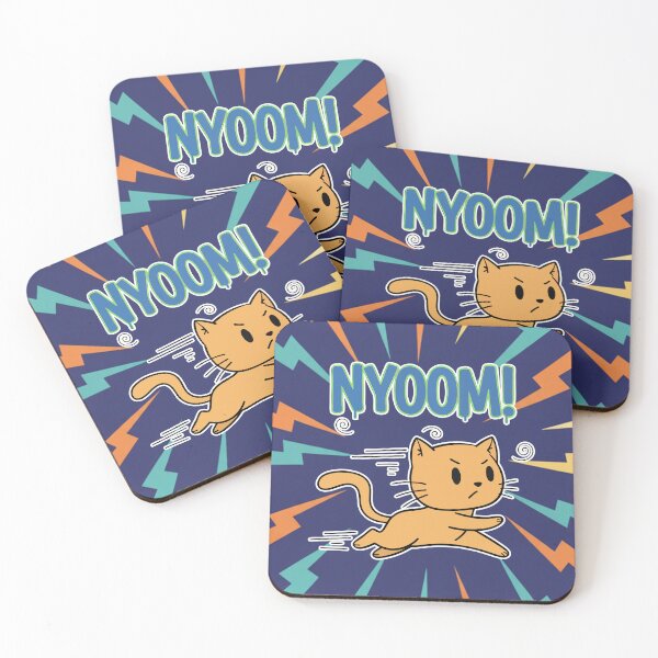 Item preview, Nyoom! Fast Running Orange Cat Cartoon designed and sold by Taridesign.