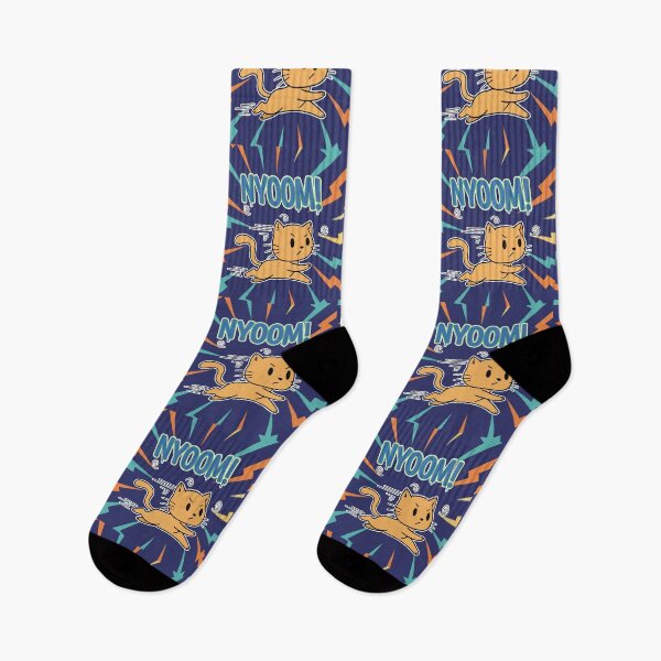 Item preview, Nyoom! Fast Running Orange Cat Cartoon designed and sold by Taridesign.