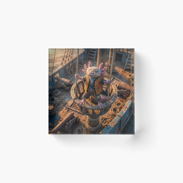 Item preview, Axolotl Pirate Rules the Seas designed and sold by Tridentulus.