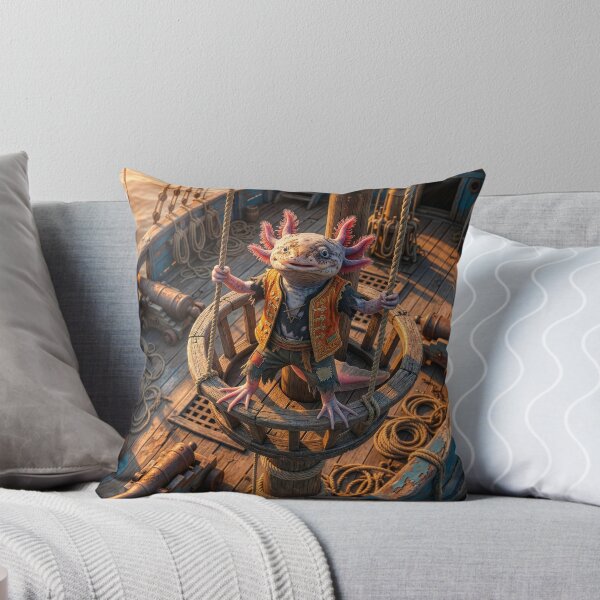 Item preview, Axolotl Pirate Rules the Seas designed and sold by Tridentulus.