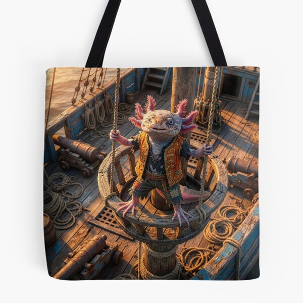 Item preview, Axolotl Pirate Rules the Seas designed and sold by Tridentulus.