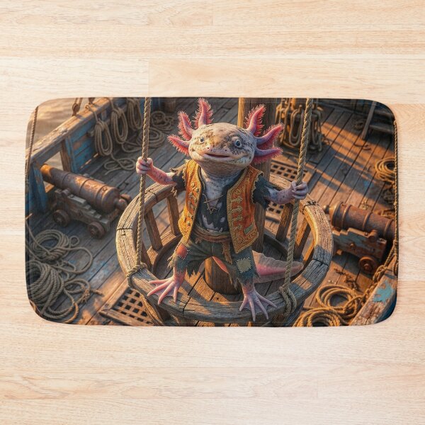 Item preview, Axolotl Pirate Rules the Seas designed and sold by Tridentulus.