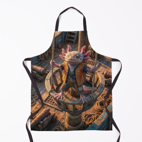 Item preview, Axolotl Pirate Rules the Seas designed and sold by Tridentulus.