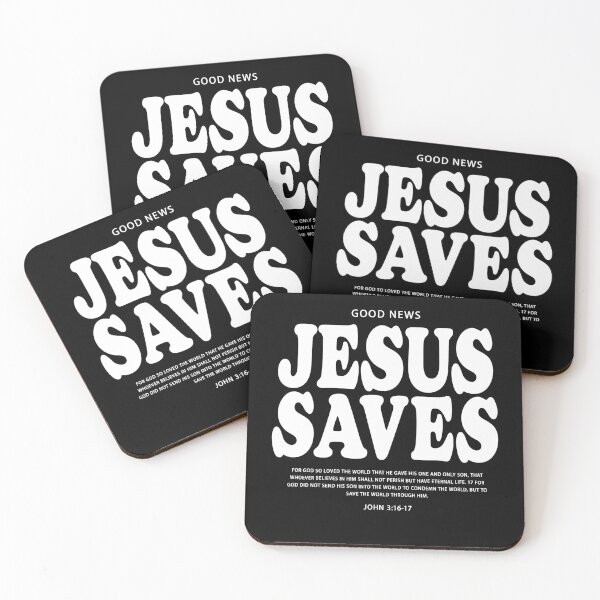Item preview, Jesus saves john 3 16 christian quote art designed and sold by margamPagenberg.