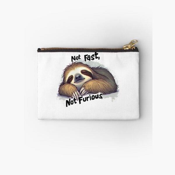 Item preview, Lazy Sloth Humor – Not Fast Not Furious Graphic designed and sold by owi-art.