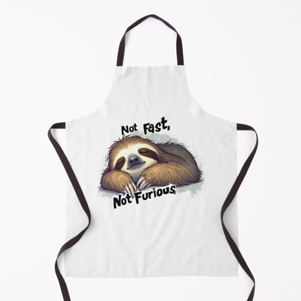 Item preview, Lazy Sloth Humor – Not Fast Not Furious Graphic designed and sold by owi-art.