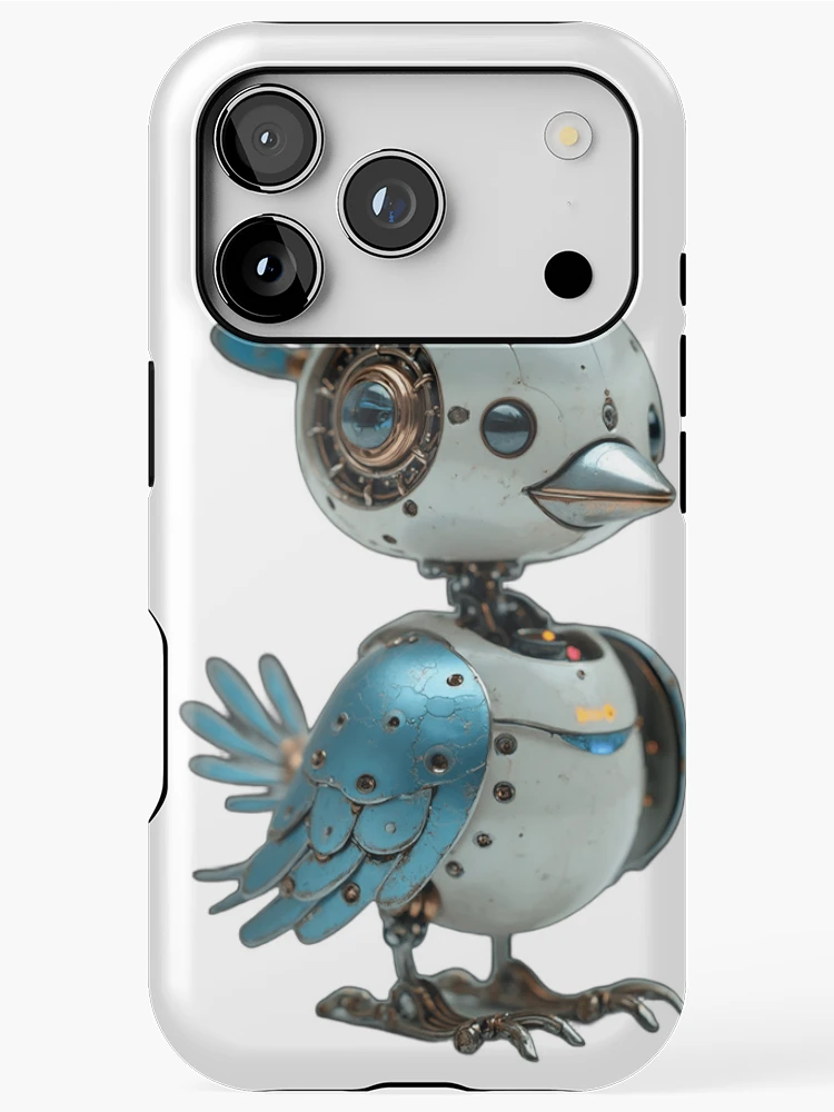 Thumbnail 1 of 4, iPhone Case, CHICKEN ROBOT designed and sold by Purely Drafted.