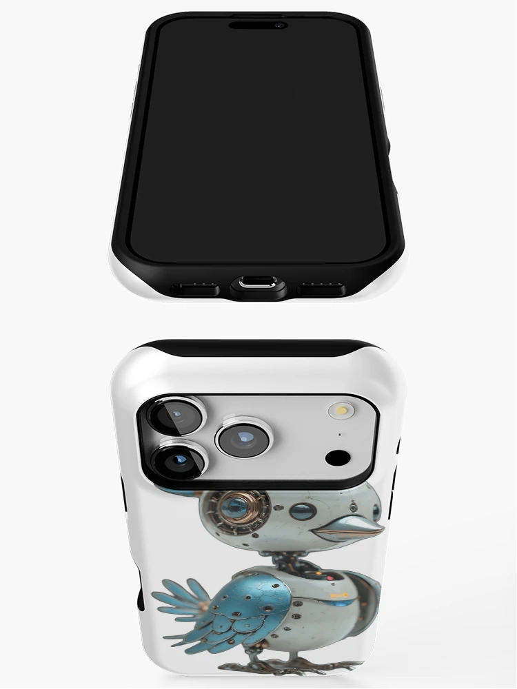 Thumbnail 3 of 4, iPhone Case, CHICKEN ROBOT designed and sold by Purely Drafted.