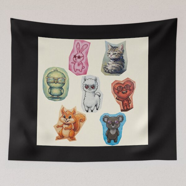 Item preview, CHARACTERS PAINTED IN OIL designed and sold by nancitaa.