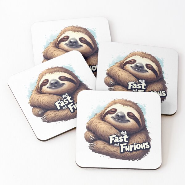 Item preview, Cute Sloth Meme – Not Fast Not Furious Joke designed and sold by owi-art.
