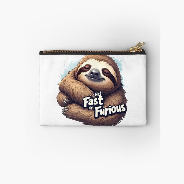 Item preview, Cute Sloth Meme – Not Fast Not Furious Joke designed and sold by owi-art.