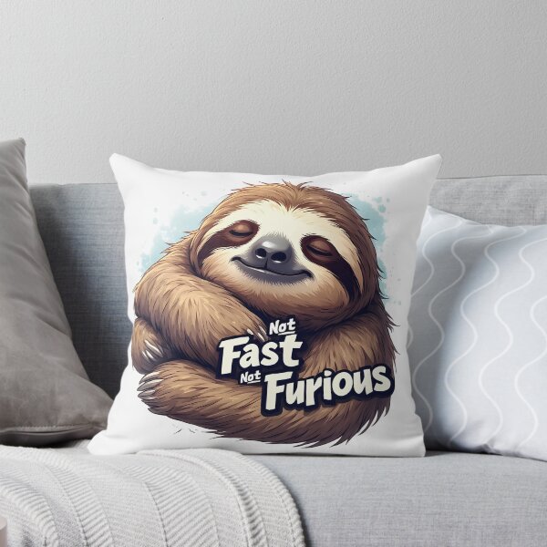 Item preview, Cute Sloth Meme – Not Fast Not Furious Joke designed and sold by owi-art.