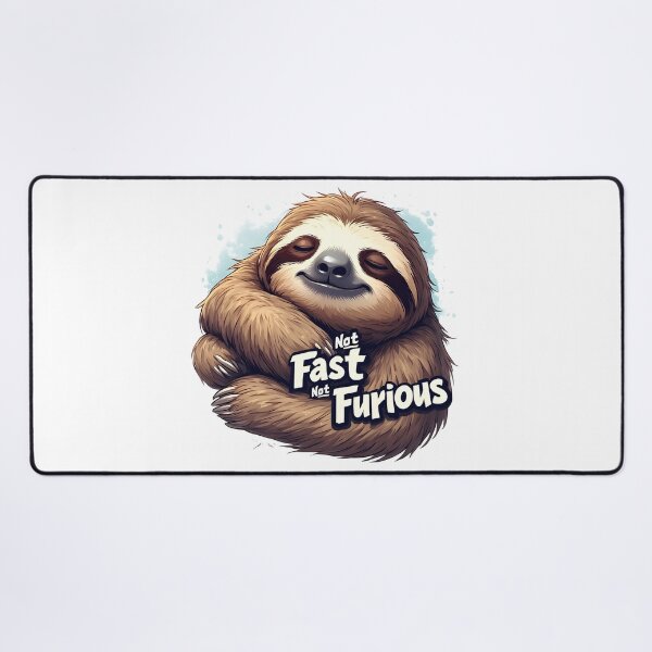 Item preview, Cute Sloth Meme – Not Fast Not Furious Joke designed and sold by owi-art.