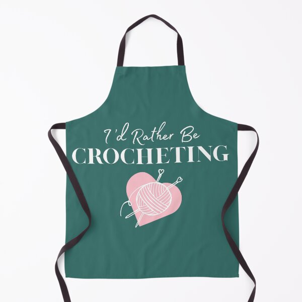 Item preview, I'd Rather Be Crocheting Design | Funny Crochet Lover Design | Yarn Craft Hobby designed and sold by swdesigns714.