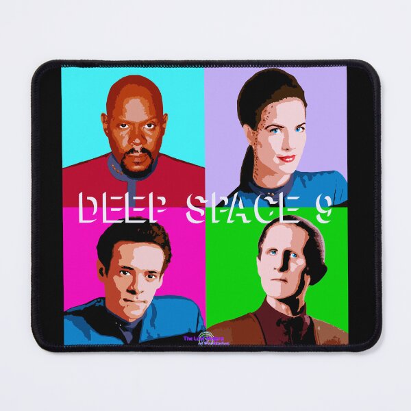 Item preview, DS9 crew Pop art quad designed and sold by Lost Waters of Enceladus.