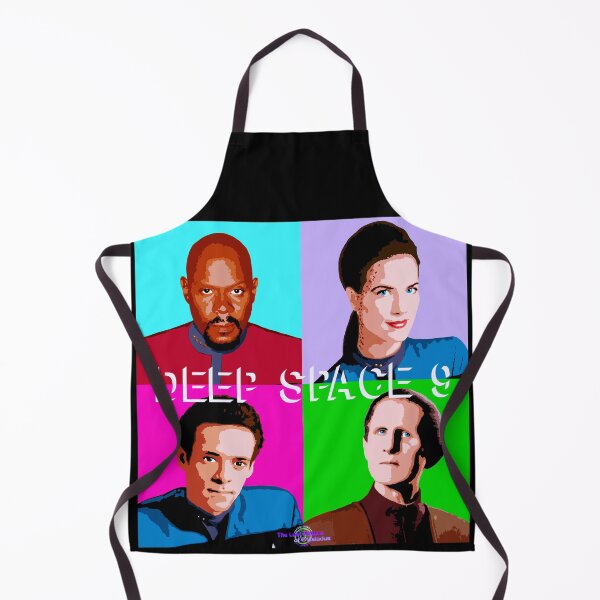 Item preview, DS9 crew Pop art quad designed and sold by Lost Waters of Enceladus.