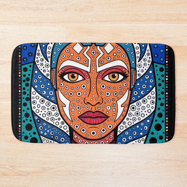 Item preview, Ahsoka Tano — Star Wars Dotwork Pop Art | Pointillist Cosmic Portrait designed and sold by  Ojo de Lilith.