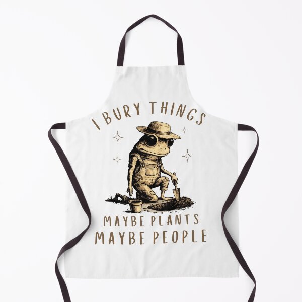 Item preview, I Bury Things Maybe Plants Maybe People Funny Frog designed and sold by faridman.
