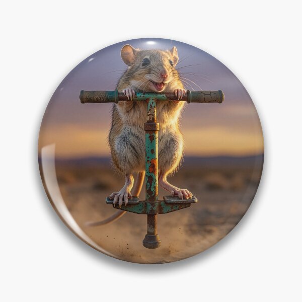 Item preview, Kangaroo Mouse Escapes on Pogo Stick designed and sold by Tridentulus.