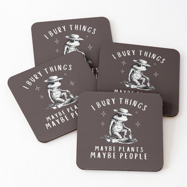 Item preview, I Bury Things Maybe Plants Maybe People Funny Frog designed and sold by faridman.