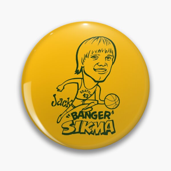 Item preview, Jack "Banger" Sikma - Supersonics Basketball Legend designed and sold by darklordpug.