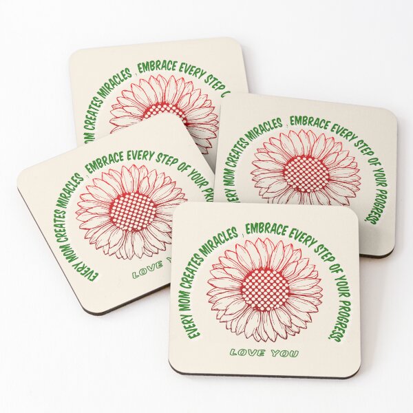 Item preview, Every Mom Creates Miracles - Sunflower Tribute for Moms designed and sold by DesignMindSG.