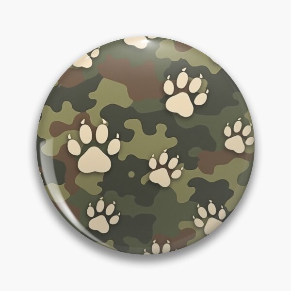 Item preview, Camo Dog Paw Print Pattern designed and sold by laurakerr.