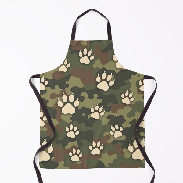 Item preview, Camo Dog Paw Print Pattern designed and sold by laurakerr.