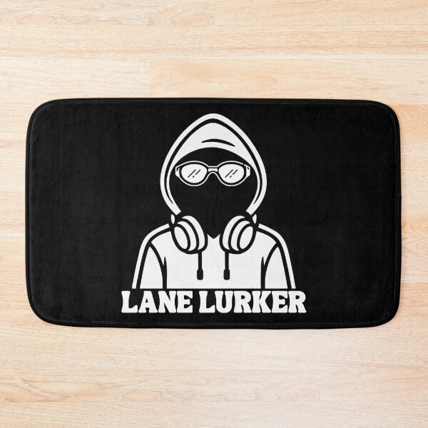 Item preview, Lane Lurker | Swim Squad Training Humor Design designed and sold by Powered By Chlorine.